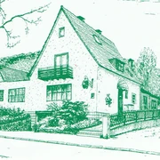 landhausschuster-hausansicht Künstlerische Ansicht des Landhaus Schuster
