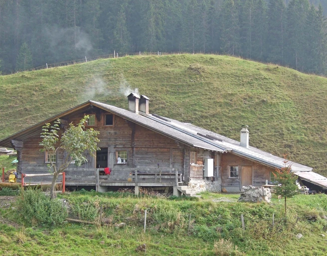 «Sennhütte Ottenschwand» Mountain Hut in summer