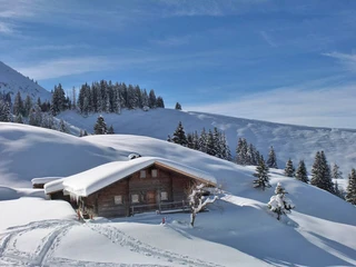 Exterior view in winter with snow