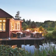 Köhlers Forsthaus Aurich Außen Gartenterasse II