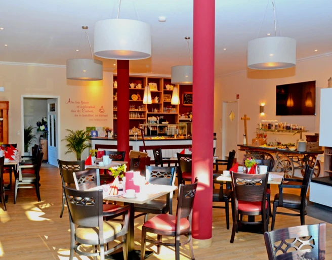 Frühstücksraum im Eichenhof in Hellwege  Frühstücksraum im Eichenhof in Hellwege