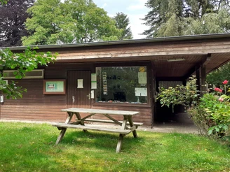 Rezeption vom Campingplatz Alte Löweninsel