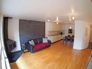 Wohnzimmer mit Schwedenofen