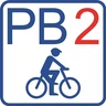 Routenschild Beke-Lippe-Runde (PB 2)  Routenschild Beke-Lippe-Runde (PB 2)