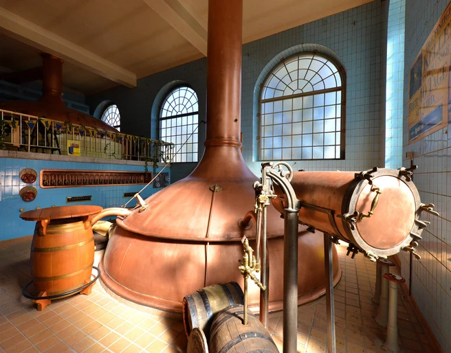 Denkmalgeschützte Brauereigebäude