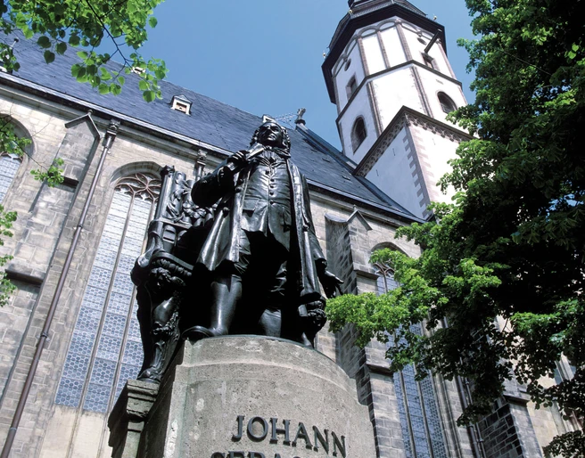 Bachdenkmal an der Thomaskirche