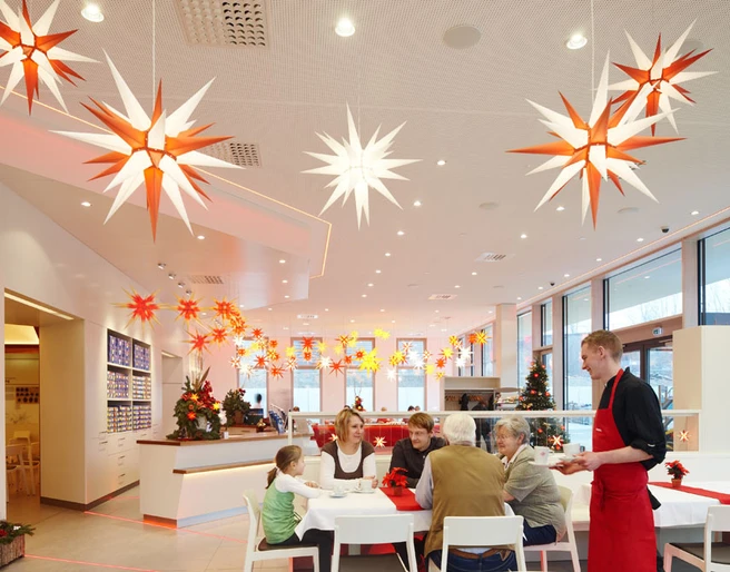 Blick in die Herrnhuter Sterne Manufaktur