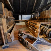 Pochwerkanlage in der Zinnwäsche Pochwerkanlage in der Zinnwäsche