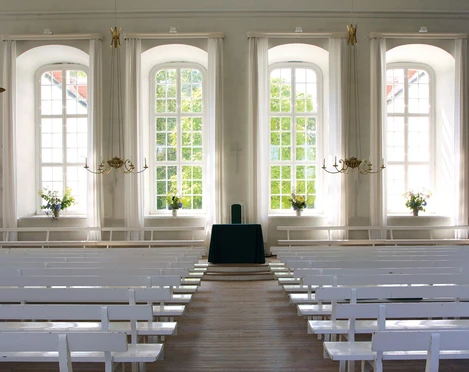 Kirchensaal der Brüdergemeine Herrnhut