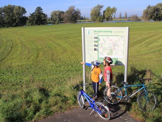 der Mulderadweg bei Wurzen
