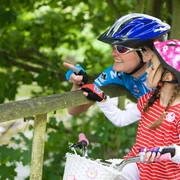 Vor allem kleinere Radfahrer lassen sich bestimmt von dieser Radtour begeistern.