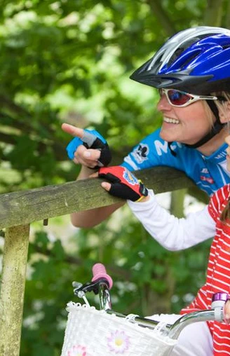 Vor allem kleinere Radfahrer lassen sich bestimmt von dieser Radtour begeistern.