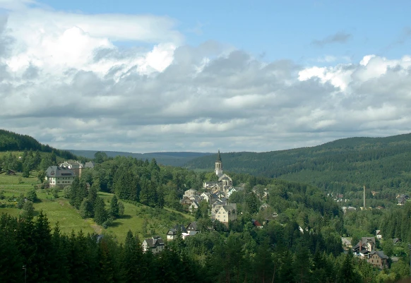 Blick auf Johanngeorgenstadt
