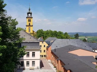 Blick auf die Altstadt Augustusburg