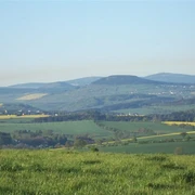 Erzgebirgsblick von B174 Großolbersdorf