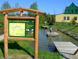 Flößerpark Muldenberg - eine Mischung aus Lehrpfad und Outdoorspielplatz