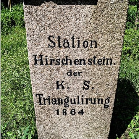 Station Hirschenstein Triangulationssäule