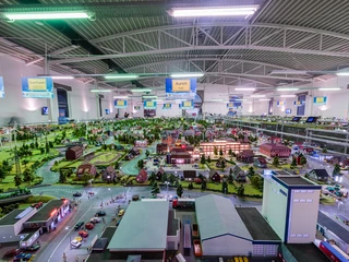 Leeraner Miniaturland Das Bild zeigt ein Teil der Ausstellung im Leeraner Miniaturland