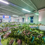 Das Bild zeigt ein Teil der Ausstellung im Leeraner Miniaturland