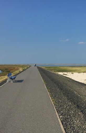 Panorama des Mövenbergdeichs in List