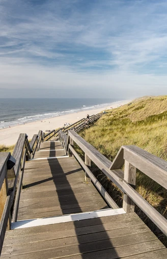 Strandtreppe in Wenningstedt Sylt