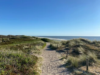 Weg mit Meerblick in Rantum