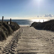 Strandübergang an der Oase zur Sonne