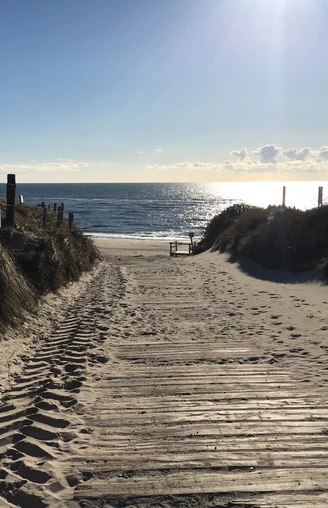Strandübergang an der Oase zur Sonne