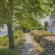 Keitumer Kliff vor dem Sylt Museum Deutschland, Schleswig Holstein, Sylt, Keitum