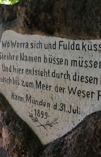 Detailansicht Weserstein