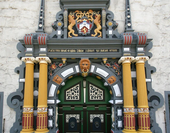 Rathausportal, Hann. Münden  Rathaus Portal Hann. Münden