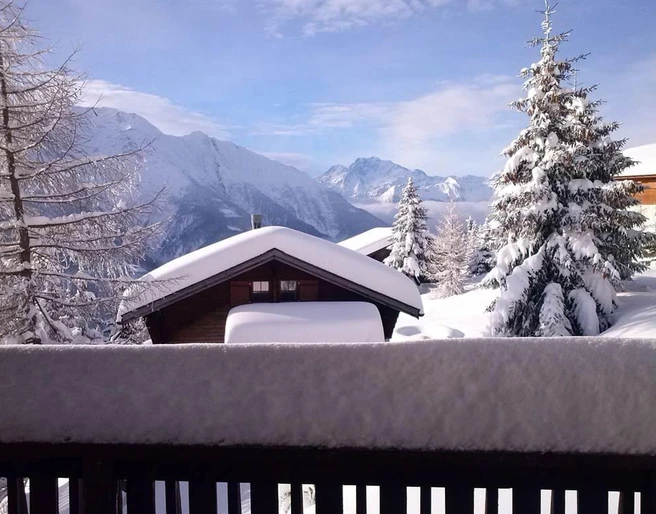 Aussicht vom Balkon