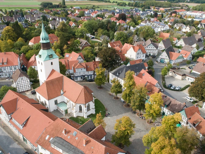 Historischer Kirchplatz in Bad Essen