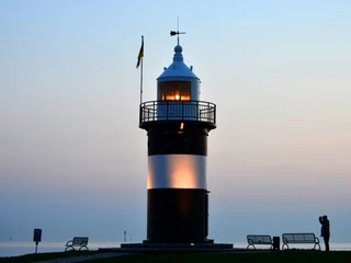 Kleiner Preuße bei Dämmerung