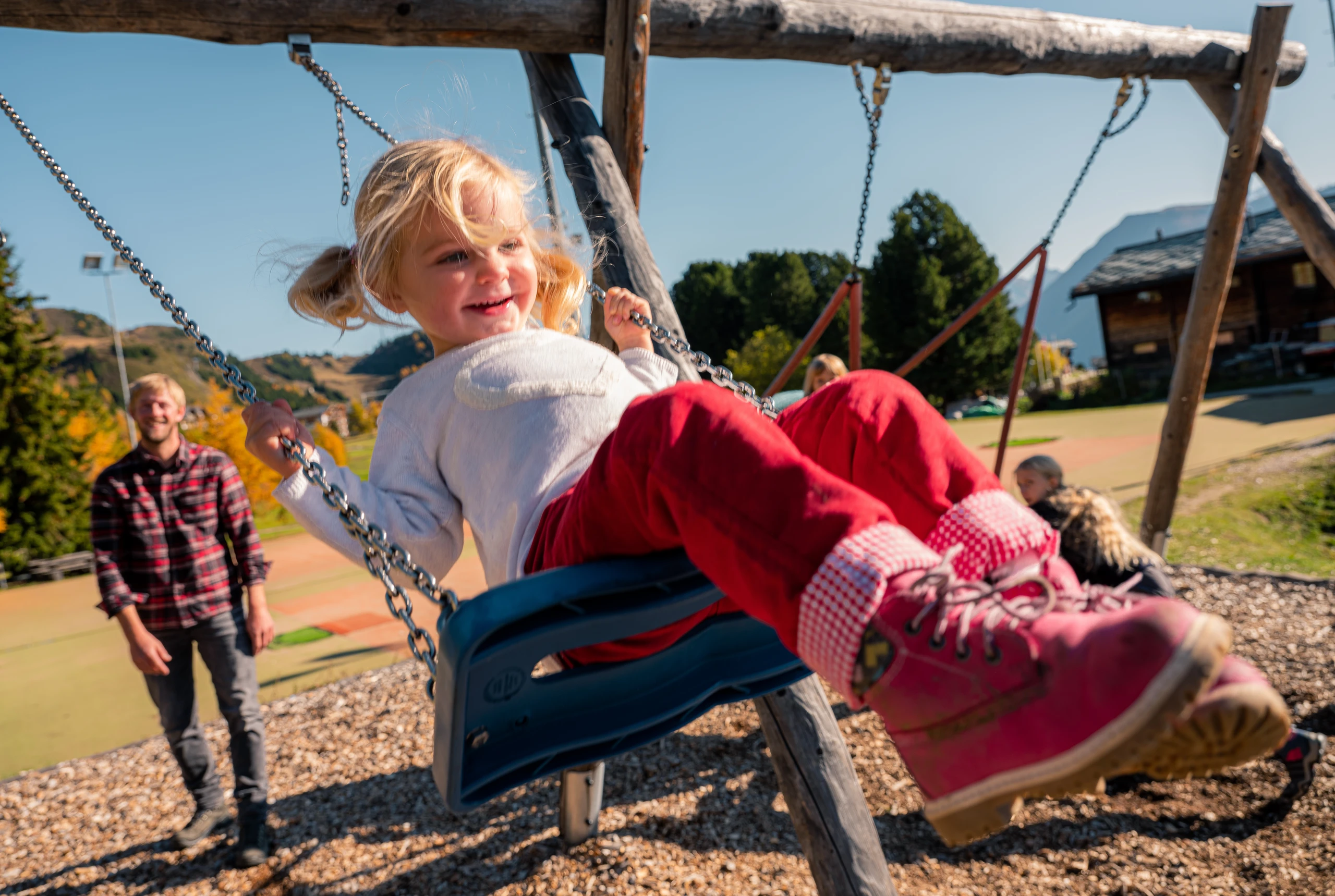 Spielplatz Aletschpark auf der Riederalp in der Aletsch Arena