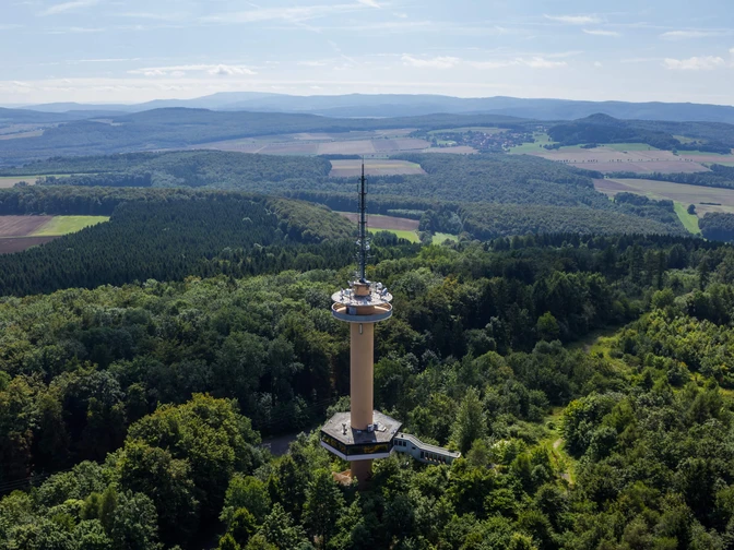 Gaußturm im Naturpark Münden