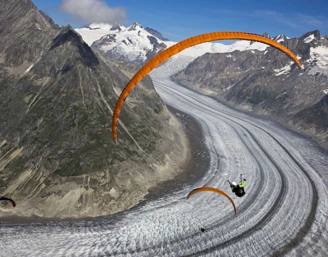 Flyingcenter Oberwallis Gleitschirmfliegen in der Aletsch Arena