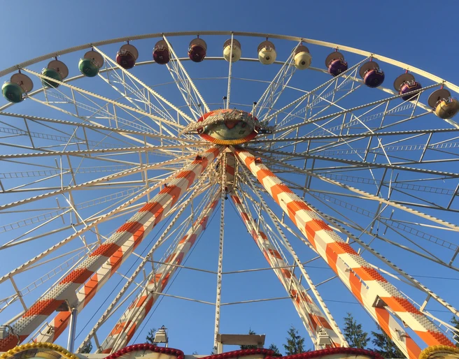 Das Riesenrad auf dem Brokser Heiratsmarkt  Das Riesenrad auf dem Brokser Heiratsmarkt