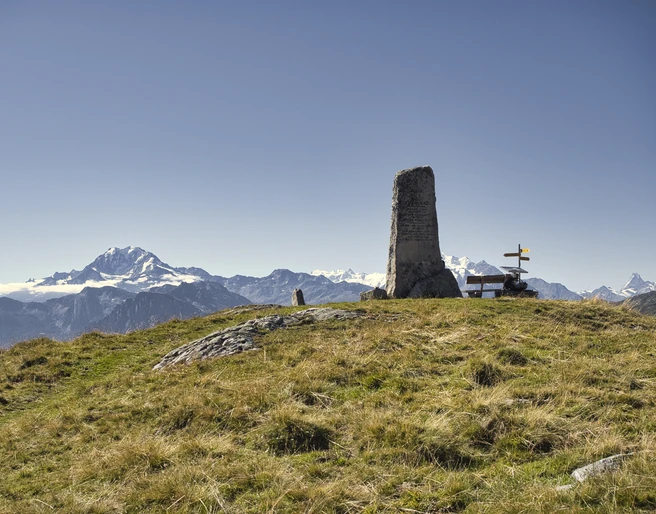 Das Tyndall-Denkmal wurde zu Ehren des irischen Physikers und Alpinisten John Tyndall aufgestellt. Das Tyndall-Denkmal wurde zu Ehren des irischen Physikers und Alpinisten John Tyndall aufgestellt.The Tyndall Monument was erected in honour of the Irish physicist and alpinist John Tyndall.