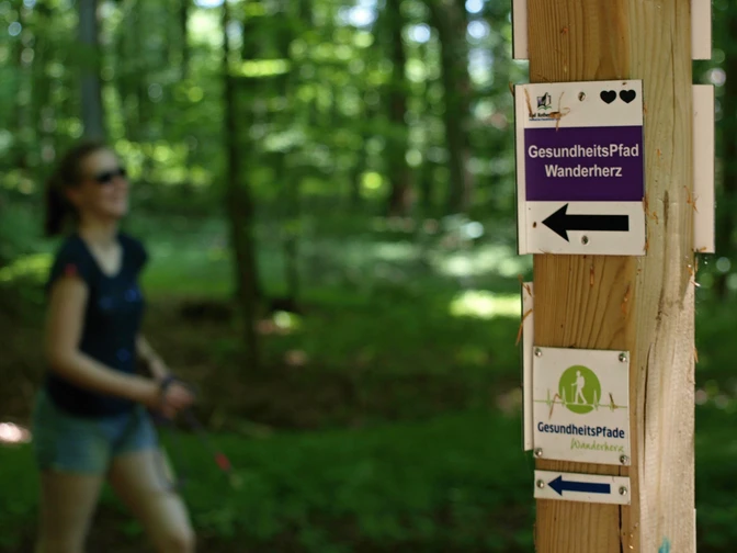 Gesundheitspfad Wanderherz in Bad Rothenfelde  Wandern im Osnabrücker Land