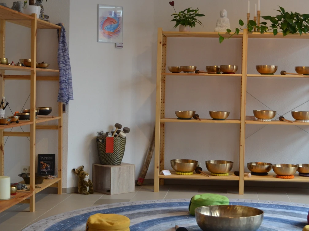 Beruhigende Klangschalen