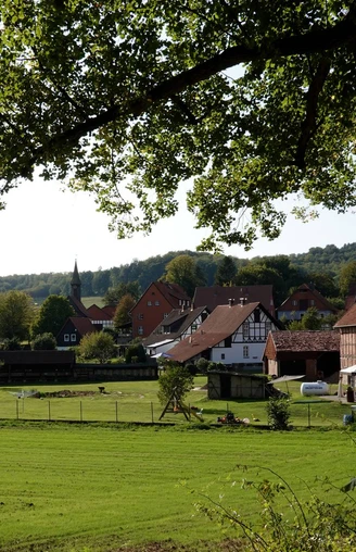 Idyllischer Blick auf die Ührde Idyllischer Blick auf die Ührde