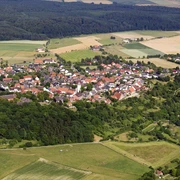Ortsteil Dringenberg  Vogelperspektive von Dringenberg.