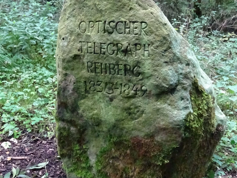 Optischer Telegraph Stein Optischer Telegraph Stein am Rehberg.
