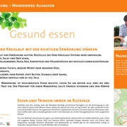 VitalWanderWelt Wanderweg Alhausen - Gesund essen VitalWanderWelt Wanderweg in Alhausen, betont gesunde Ernährung mit vielseitigen Tipps und Ratschlägen.