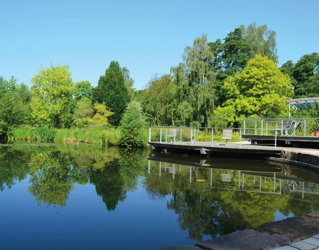 Pergola im Kurpark Bad Bevensen