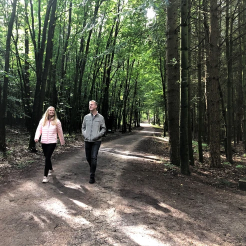 Wanderweg in den Dammer Bergen