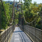 Hängebrücke an der Sieg in Eitorf-Halft