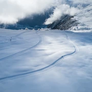 Langlaufloipe auf der Belalp Langlaufloipe auf der Belalp