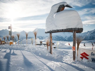 Im Hexenland auf der Belalp lernen Kinder Skifahren. Im Hexenland auf der Belalp lernen Kinder Skifahren.In Hexenland on the Belalp, children learn to ski.